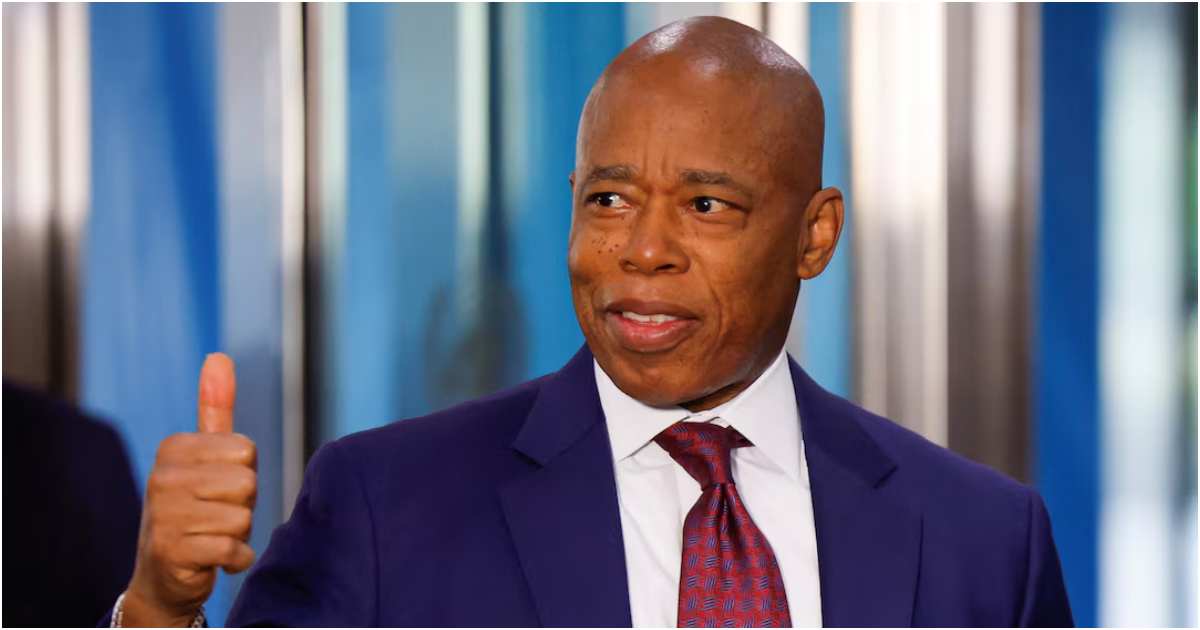 নিউ ইয়র্ক সিটি মেয়র এরিক অ্যাডামস। ছবি: রয়টার্স